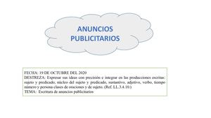 Anuncio Publicitario (Ref L L 3 4 10 )