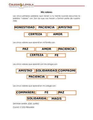 Actividad 7 - Mis Valores - Copia