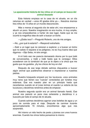 La apasionante historia de los niños en el campo en busca del animal deseado