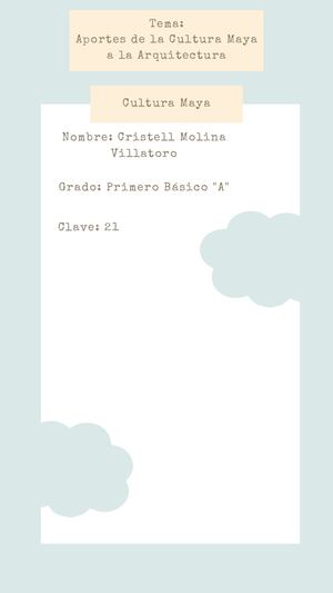 Aportes De La Cultura Maya A La Arquitectura