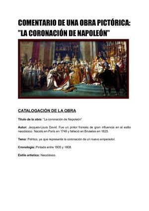 Comentario De Una Obra Pictórica