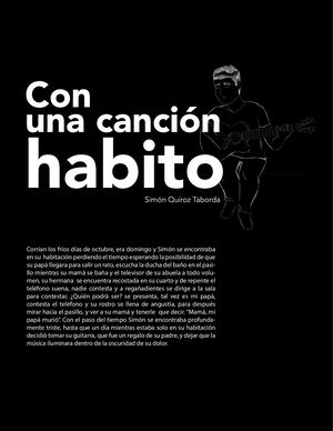 Con una canción habito (Poster) - Universum Habitado | Simón Quiroz Taborda
