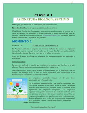 Clase 1 Biologia Septimo