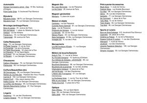 Dépliant Liste Des Commerçants Arca Chèque Cadeau J'aime Ma Ville ! 8 10 20