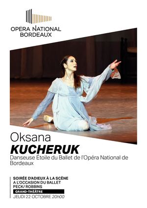 Adieux Oksana Kucheruk, Etoile de l'Opéra de Bordeaux - 22 OCT. 20