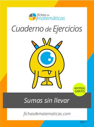 Fichas de sumas sin llevar