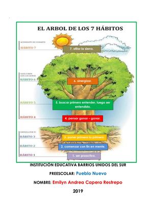 Cartilla 7 Hábitos Preescolar