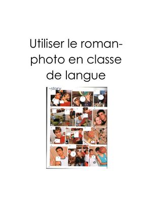 Utiliser Le Roman Photo