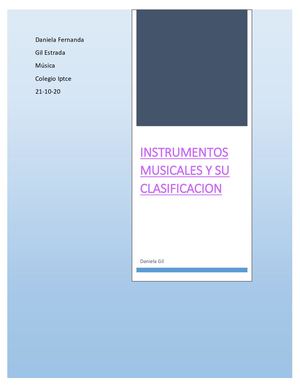 Instrumentos Musicales Daniela Gil