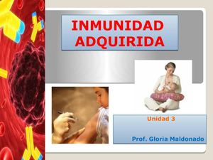 Inmunidad Adquirida