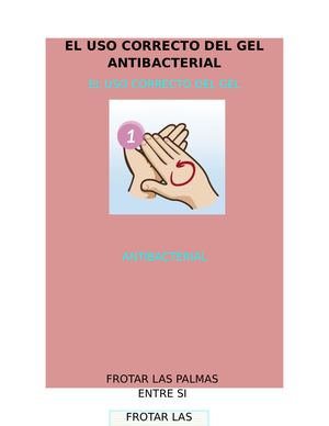 Lenguaje De Señas El Uso Correcto Del Gel Antibacterial