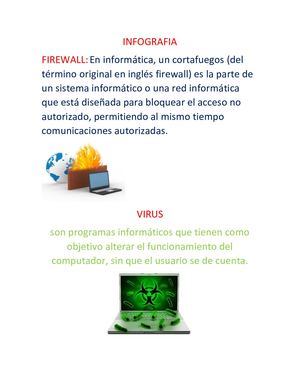 Infografia De Virus, Antivirus Etc