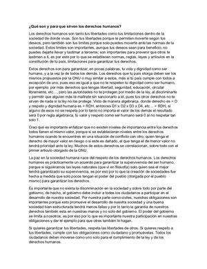 Qué Son Y Para Que Sirven Los Derechos Humanos