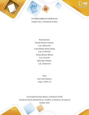 Fase Colaborativa Incubacion De Ideas