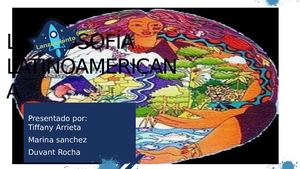 La Filosofía Latinoamericana