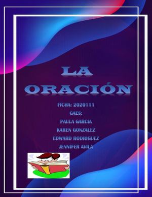 Cartilla, La Oración