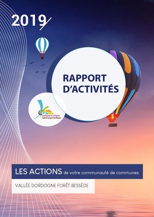 Rapport d'activités 2019 CCVDFB