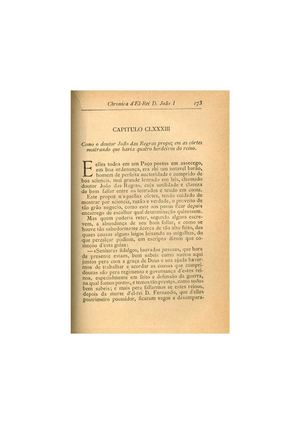 Fernão Lopes Crónica D João I João Das Regras Pp585 627 Sel