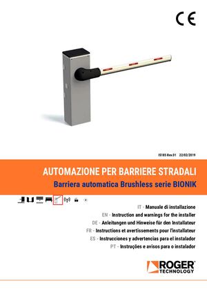 Bi004hp Bi006 Bi001pe Istruzioni E Guida Utente Is185 Rev01