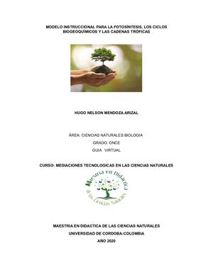Modelo Instruccional Para La Fotosíntesis