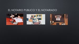 El Notario Publico Y El Notariado