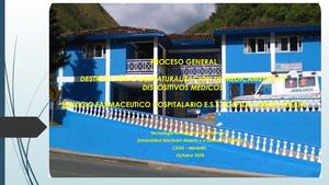 Presentación Proceso Destrucción Y Desnaturalización De Medicamentos Y Dm