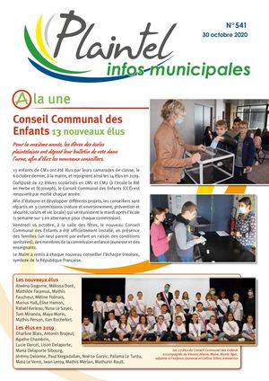 Plaintel Infos 541 Du 30 Octobre 2020