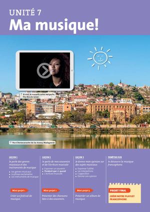 A La Une 3 Livre Eleve Unite Modele