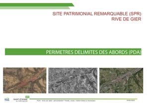 Rive de Gier revision Pvap Pda Rapport de présentation PDA