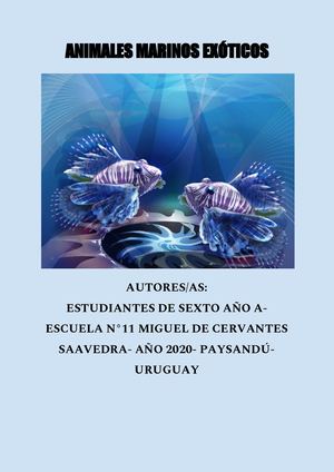 Libro Digital Animales Marinos Exóticos