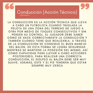 Conducción Del Balón