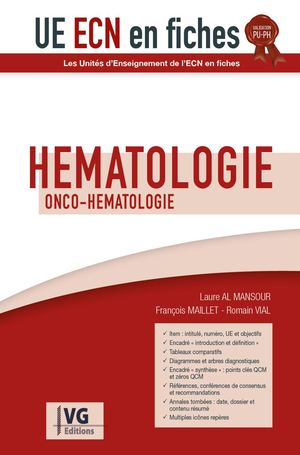 UE ECN EN FICHES HÉMATOLOGIE 2020