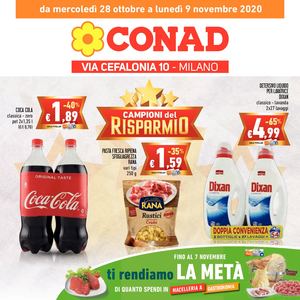 23 CONAD CONAD MILANO VIA CEFALONIA 28 10 2020 9 11 2020