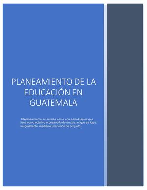 Proceso Teórico Y Técnico Del Planeamiento Educativo Ii
