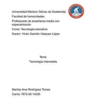 Tecnologia Intermedia