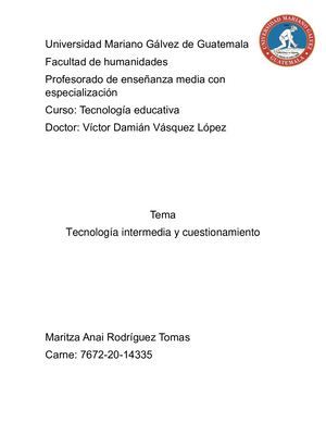 Tecnologia Intermedia 2