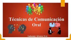 Revista Técnicas De Comunicación Oral