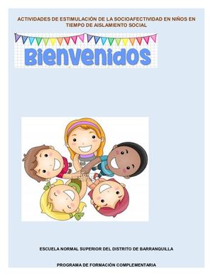 Cartilla Socioafectividad Fontalvo Laura, Maldonado Yoelis, Polo Vanessa Y Sobrino Yoherlis