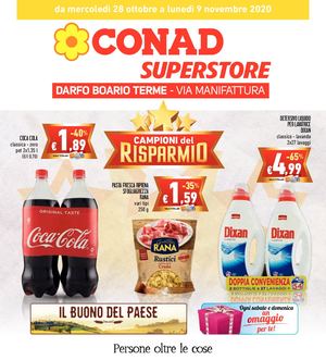 23 CONAD SUPERSTORE LOMBARDIA DARFO BOARIO 28 10 2020 9 11 2020