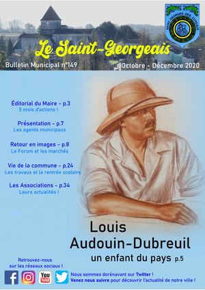 Le Saint-Georgeais N°149 Octobre Decembre 2020