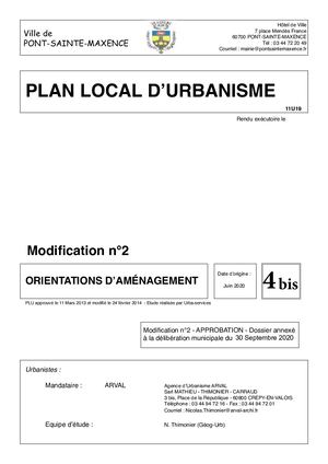 4bis Orientations D'aménagement 1aum Après Modification N°2