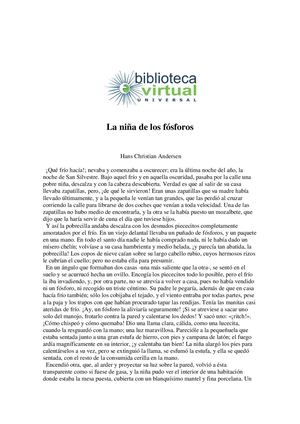 La Niña De Los Fosforos