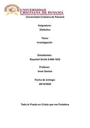 La Didáctica Como Disciplina