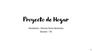 Proyecto De Hogar
