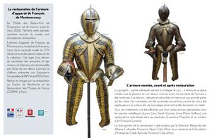 Exposition Restauration Armure Francois De Montmorency