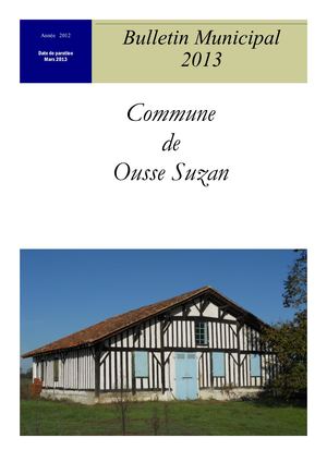 Bulletin Municipal 2013