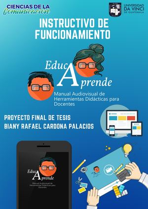 Manual Audiovisual De Orientación Para Docentes