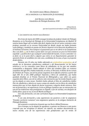 Un Puente Hacia M Eminescu