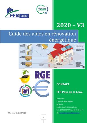 Guide Des Aides 2020 FFB Pays Loire