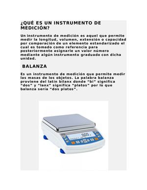 Instrumento De Medición